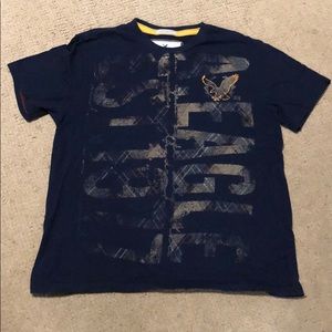 American eagle navy blue t shirt